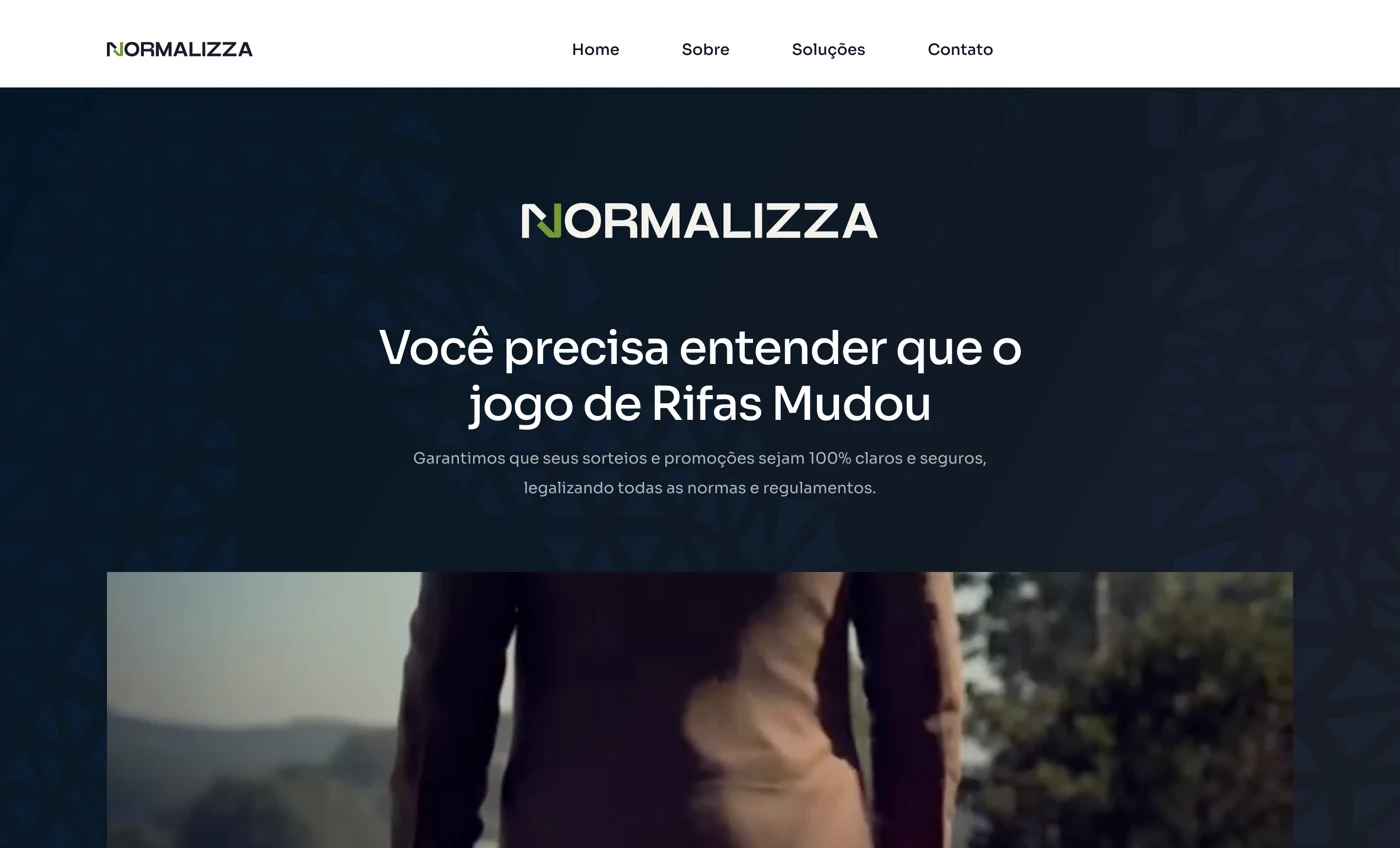 Trabalho de Jonathan Borges para NORMALIZZA, publicado em seu portfólio no Behance.
