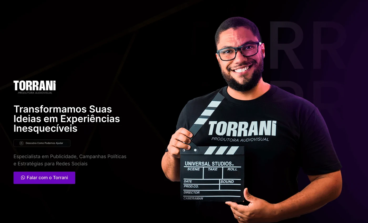 Trabalho de Jonathan Borges para TORRANI, publicado em seu portfólio no Behance.
